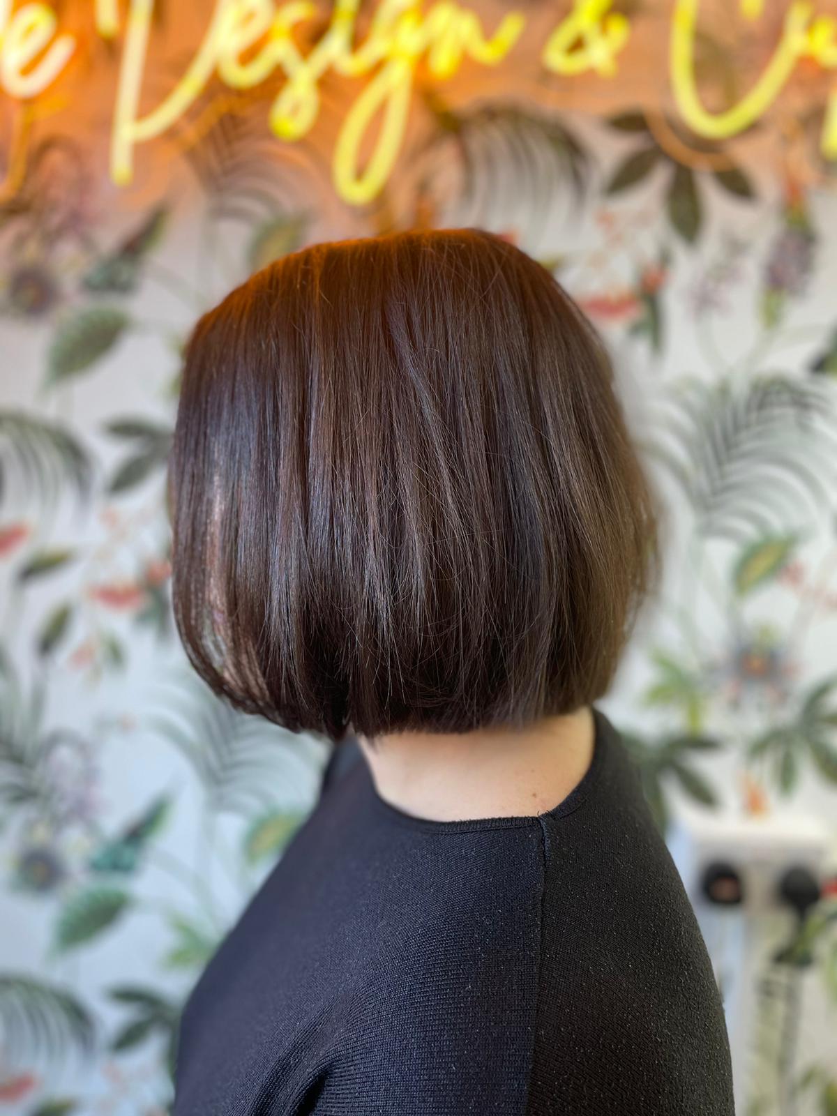 After restyle bob cut