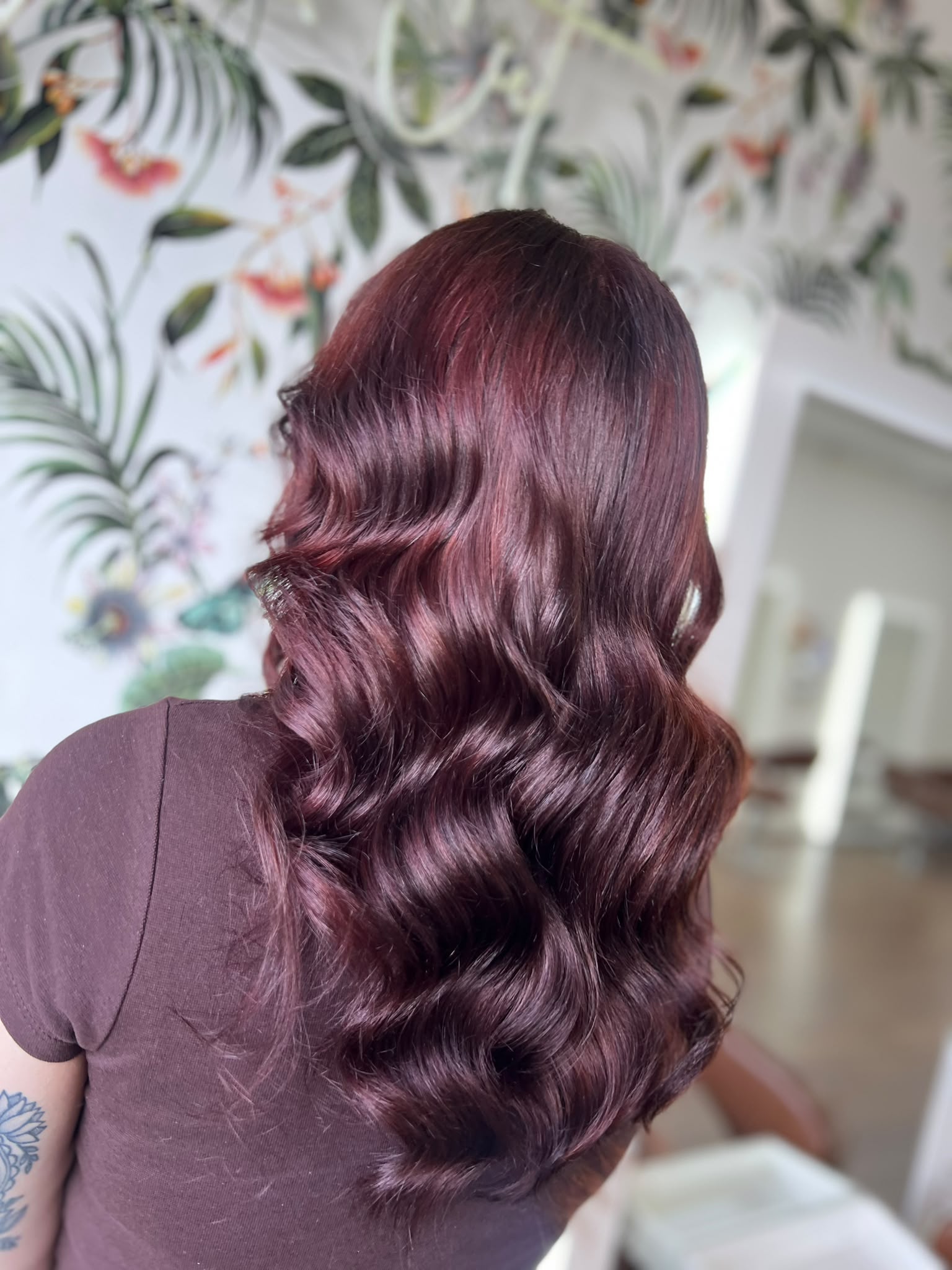 Chocolate Merlot Hair Colour