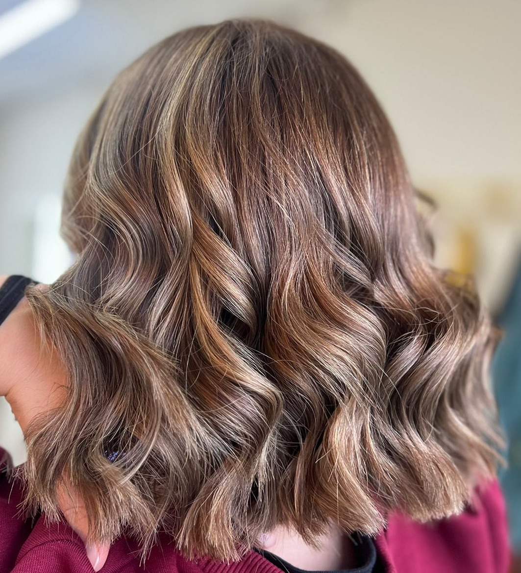 Balayage cut and finish