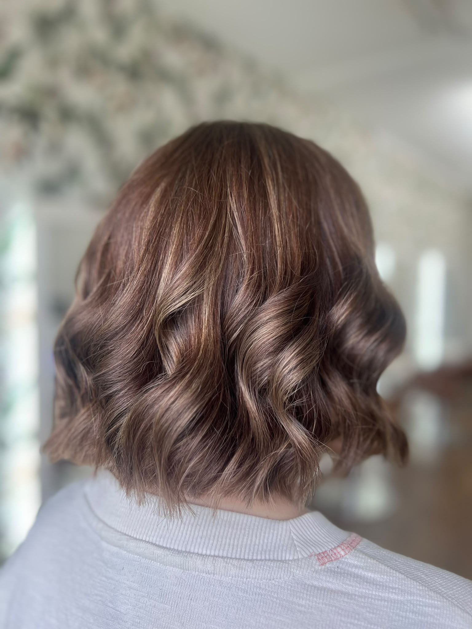 Balayage short hair 