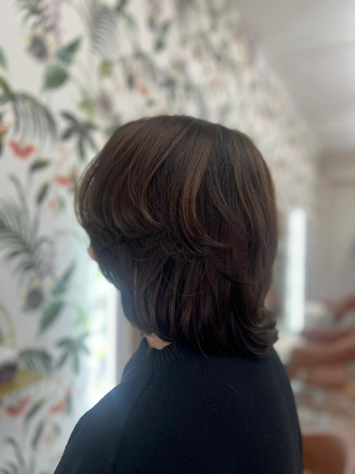 Layered hair cut