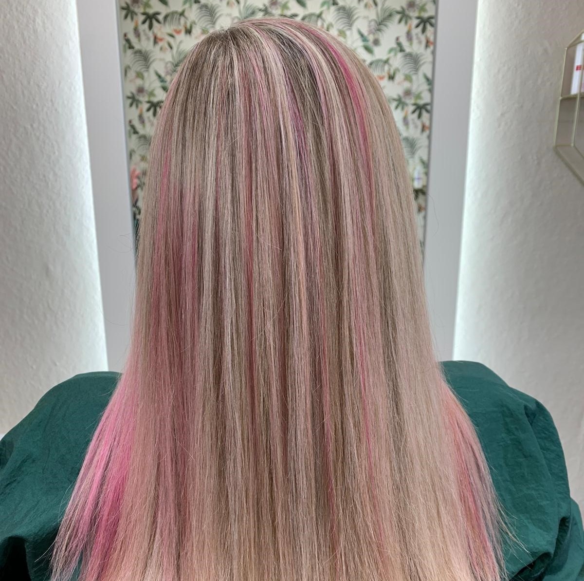 Pink Hair and highlights