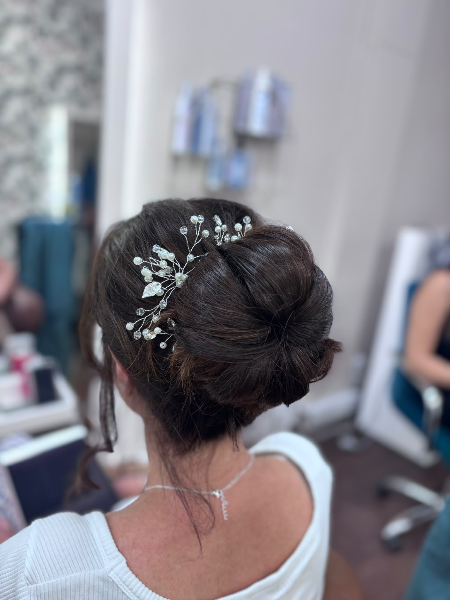 Wedding hair updo